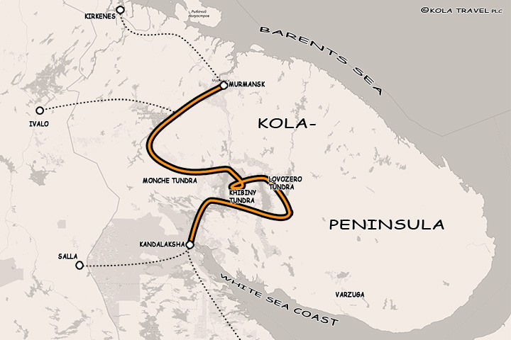4x4 Expedition Kola Peninsula Arctic 4WD adventure journey tour trip Off-road holiday voyage raid overland Russia